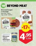 Oferta de Beyond burger o sausage por 4,95€ en La Sirena