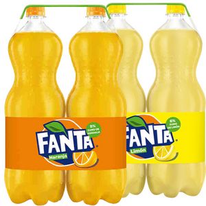 Oferta de Fanta pack 2×2 L. (naranja o limón) por 2,92€ en Super Alcoop