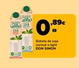 Oferta de Bebida de sola normal o light DON SIMON por 0,89€ en Supeco