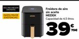 Oferta de Freidora de aire sin aceite MEDEK por 39,79€ en Supeco