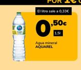 Oferta de Agua mineral AQUAREL por 0,5€ en Supeco