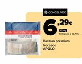 Oferta de Bacalao premium troceado APOLO por 6,29€ en Supeco