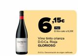 Oferta de Vino tinto crianza D.O.Ca Rioja GLORIOSO por 6,15€ en Supeco