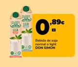 Oferta de Bebida de sola normal o light DON SIMON por 0,89€ en Supeco