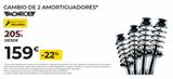 Oferta de Amortiguadores Monroe por 159€ en Feu Vert