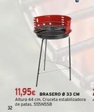 Oferta de Brasero  por 11,95€ en Cadena88
