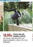 Oferta de Foco solar  por 18,95€ en Cadena88