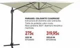 Oferta de Parasol colgante  por 319,95€ en Cadena88