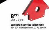 Oferta de Escuadra magnética Ratio por 822€ en Cadena88