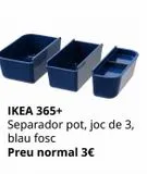 Oferta de Separadores por 3€ en IKEA