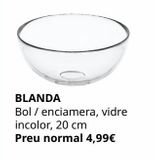 Oferta de Bol por 4,99€ en IKEA