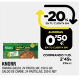 Oferta de Caldo de carne Knorr por 2,49€ en BM Supermercados