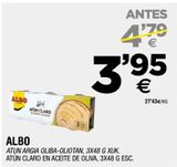 Oferta de Atún claro Albo por 3,95€ en BM Supermercados