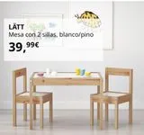 Oferta de Mesa infantil por 39,99€ en IKEA