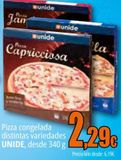 Oferta de Pizza congelada distintas variedades UNIDE  por 2,29€ en Unide Supermercados