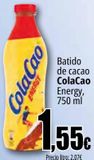 Oferta de Batido de cacao ColaCao Energy  por 1,55€ en Unide Supermercados
