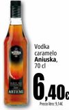Oferta de Vodka caramelo Aniuska  por 6,4€ en Unide Supermercados