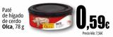 Oferta de Pate de hígado de cerdo Olca  por 0,59€ en Unide Supermercados