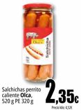 Oferta de Salchichas perrito caliente Olca  por 2,35€ en Unide Supermercados