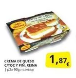 Oferta de Crema de queso reina en Supermercados MAS
