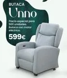 Oferta de Butaca Unno por 599€ en OKSofas