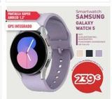 Oferta de PANTALLA SUPER  AMOLED 1.7  GPS INTEGRADO  Smartwatch SAMSUNG  GALAXY WATCH 5  239€  en Mi electro