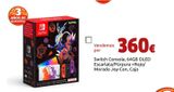 Oferta de Switch Consola, 64GB OLED Escarlata/Púrpura +Rojo/ Morado Joy-Con, Caja por 360€ en CeX