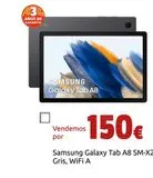 Oferta de Samsung Galaxy Tab A8 SM-X200 32GB 10.5" Gris, WiFi A por 150€ en CeX