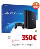 Oferta de Playstation 4 Pro 1TB Negro por 350€ en CeX