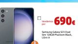 Oferta de Samsung Galaxy S22 5G Dual Sim 128GB Phantom Black, Libre A por 480€ en CeX
