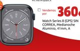 Oferta de Watch Series 8 (GPS) SIN CORREA, Medianoche Aluminio, 41mm, A por 390€ en CeX
