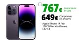 Oferta de Apple iPhone 14 Pro 128GB Morado Oscuro, Libre A por 889€ en CeX