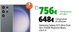 Oferta de Samsung Galaxy S23 Ultra Dual Sim 256GB Phantom Black, Libre A por 648€ en CeX