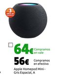 Oferta de Apple Homepod Mini - Gris Espacial, A por 56€ en CeX