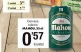 Oferta de Cerveza Mahou en SPAR Fragadis