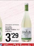 Oferta de Vino blanco  en SPAR Fragadis