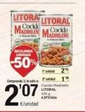 Oferta de Cocido Litoral en SPAR Fragadis