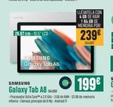 Oferta de 26.67 cm -10.5" LCD  SAMSUNG Galaxy Tab A8  SAMSUNG  Galaxy Tab A8 54088  LLEVATELA CON 4 GB DE RAM  Y 64 GB DE MEMORIA POR  -Procesador Octa Core™ a 2.0 GHz-3GB de RAM-32 GB de memoria intera-Camara  en PCBox