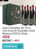 Oferta de Vino tinto Gran Reserva por 48€ en La tienda en casa