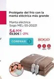 Oferta de Manta eléctrica  por 54,9€ en La tienda en casa