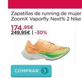 Oferta de Zapatillas de running Nike por 174,95€ en La tienda en casa