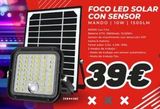 Oferta de Foco led Solar por 39€ en Mandatelo.com