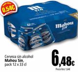 Oferta de Cerveza sin alcohol Mahou Sin  por 6,48€ en Unide Supermercados