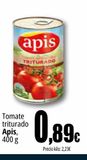 Oferta de Tomate triturado Apis por 0,89€ en Unide Supermercados