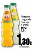 Oferta de Refresco sin gas de naranja o limón Trina por 1,3€ en Unide Market