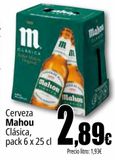 Oferta de Cerveza Mahou por 2,89€ en Unide Market