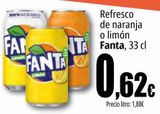 Oferta de Refresco de naranja o limón fanta por 0,62€ en Unide Market