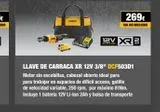 Oferta de Llave de carraca  por 269€ en Dewalt