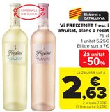 Oferta de Vi FREIXENET fresc i afruitat, blanc o rosat por 5,25€ en Carrefour