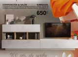 Oferta de Muebles de salón Blanco por 650€ en MyMobel